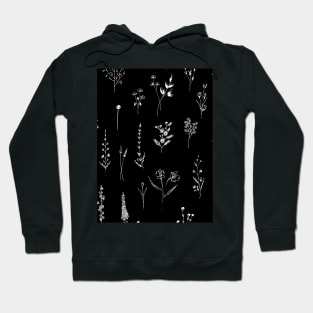 Black Wildflowers Hoodie